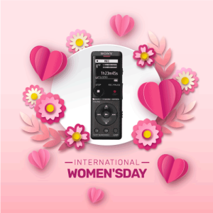 Sony ICD-UX570F – Máy ghi âm kỹ thuật số Sony 4GB, micro độ nhạy cao